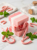 Candy Cane Soap Bar